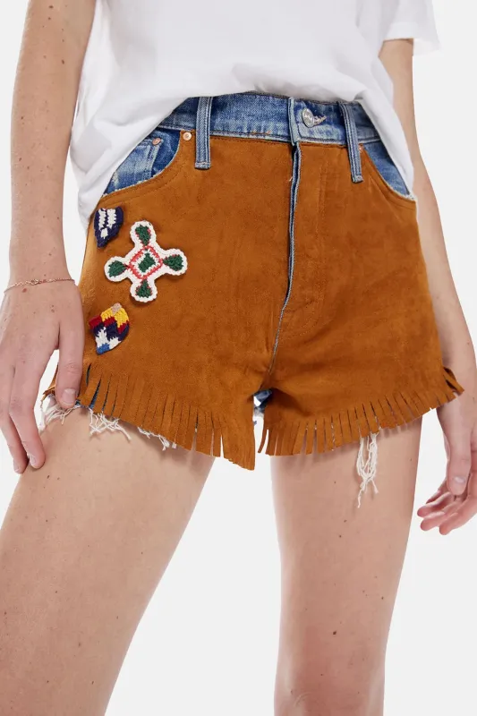 Scrapper Fringe Suede Short Something To Remember sold by Blue & Cream