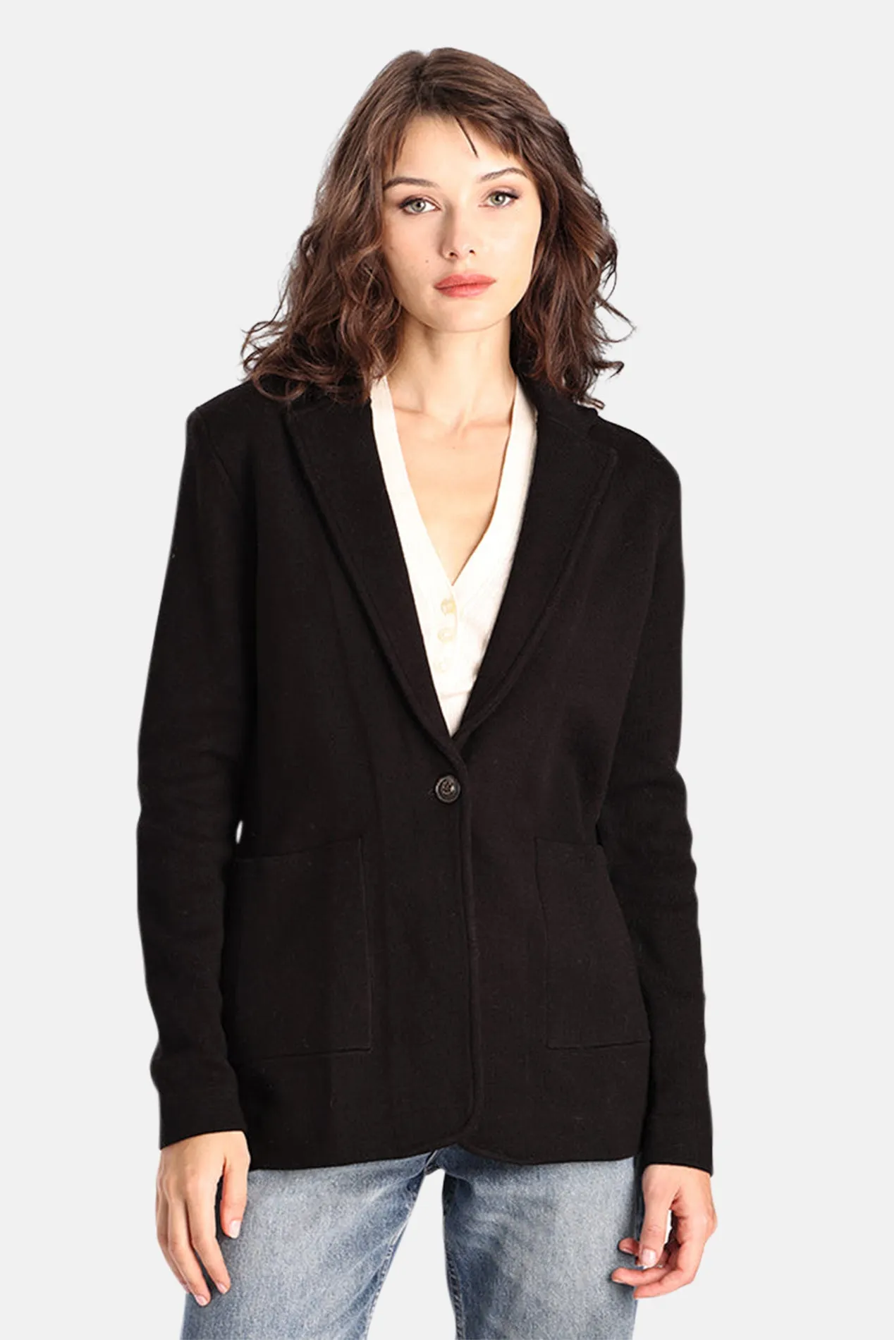 Boyfriend Blazer Black sold by Blue & Cream