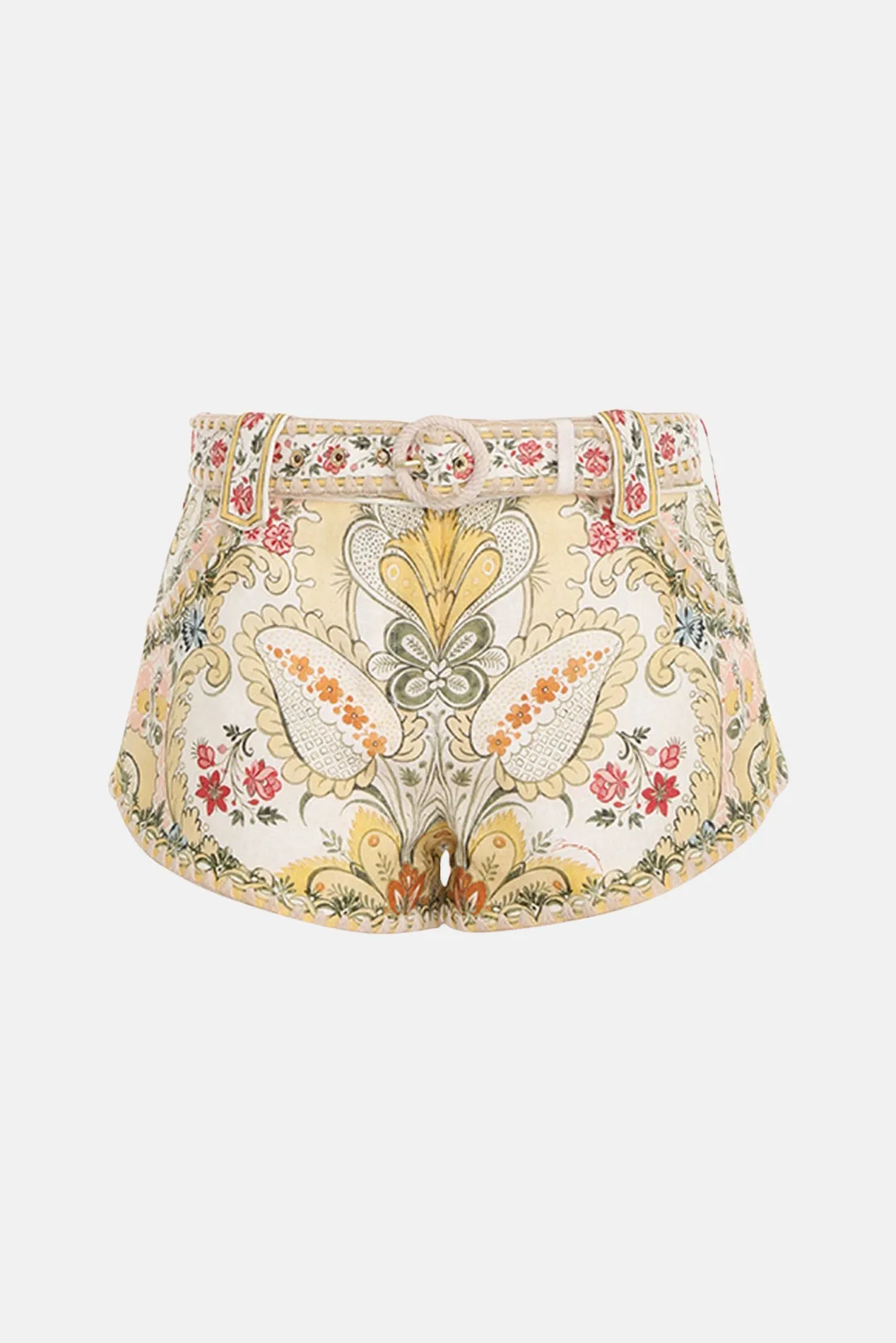 Laurel Short Mustard Baroque Floral sold by Blue & Cream product image thumbnail 4
