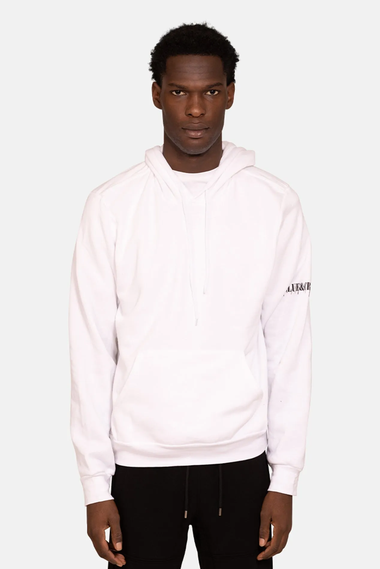 Men's West Village Hoodie White sold by Blue & Cream