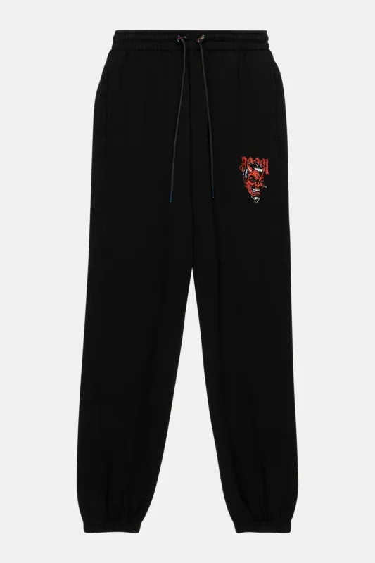 Devil Sweatpants Black sold by Blue & Cream