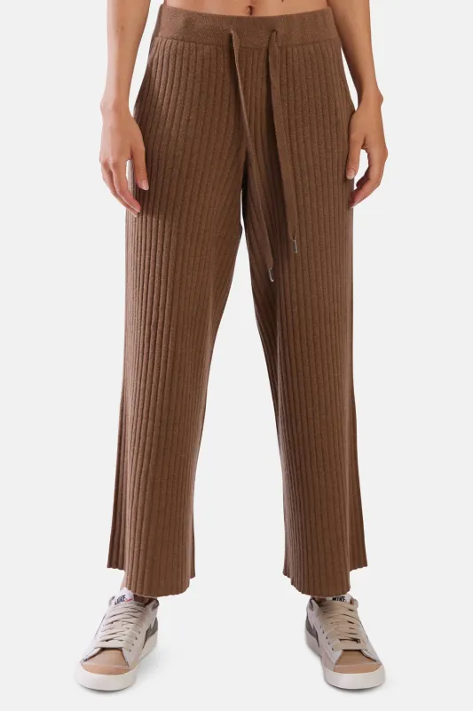 Sophie Wide Leg Pant Oak Gall sold by Blue & Cream