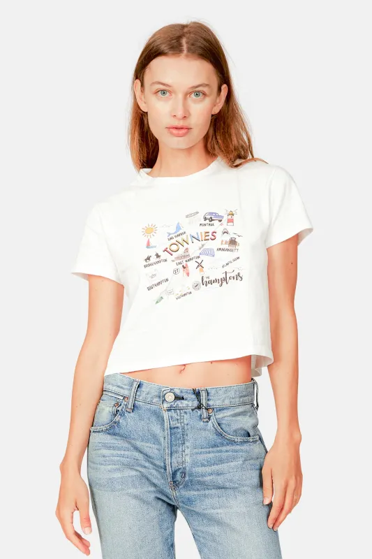 Townies Tee Ecru sold by Blue & Cream