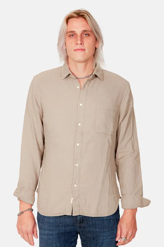 Ripper Waffle Shirt Sand Grey sold by Blue & Cream