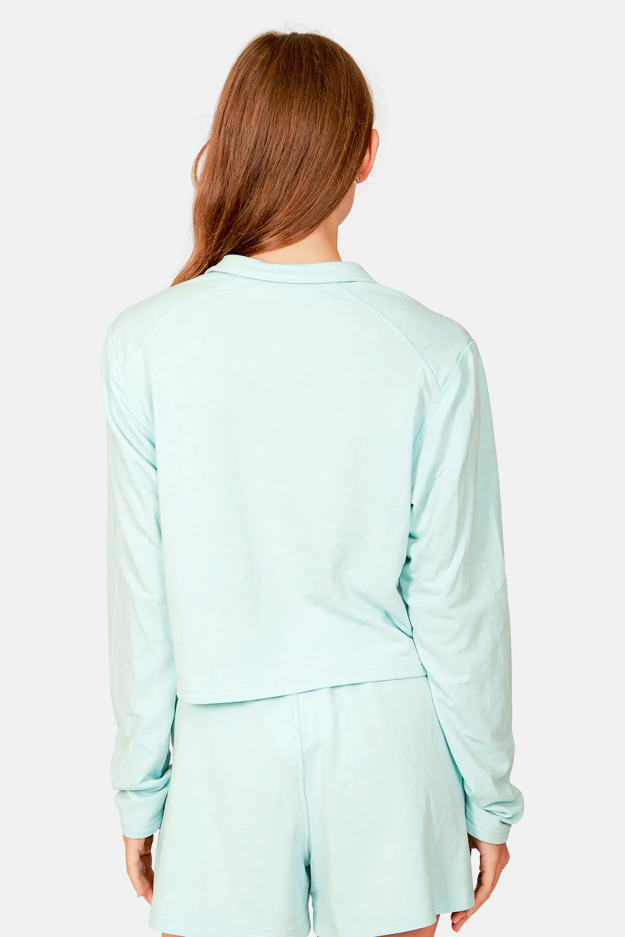 Charlie Cropped Pop Collar Seaglass sold by Blue & Cream product image thumbnail 3