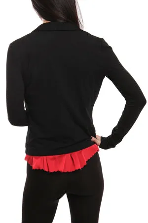 Alexander Wang Tattered Leather Jacket Combo Black sold by Blue & Cream product image thumbnail 3