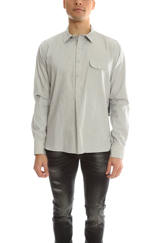 18 Waits Apache Pulley Pinstripe made by 18 Waits