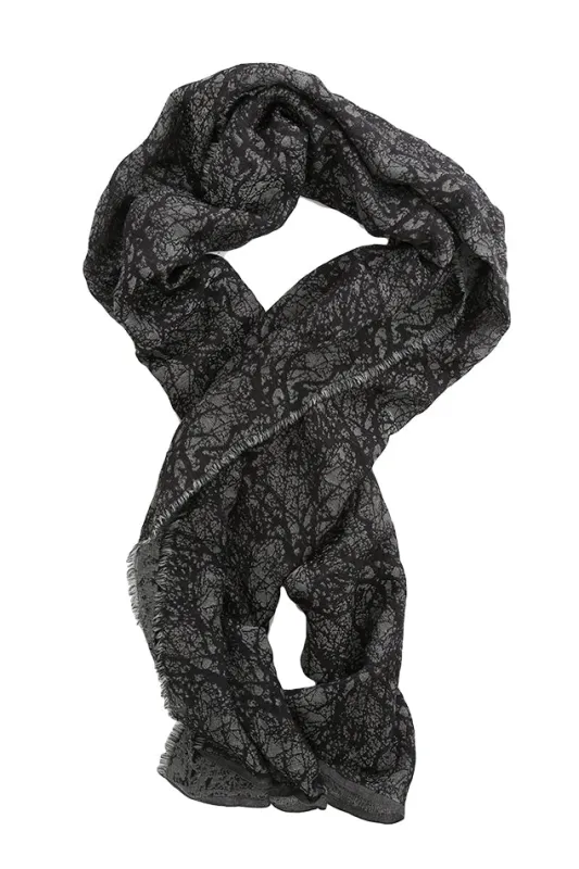 Blow Up Scarf Black/White sold by Blue & Cream