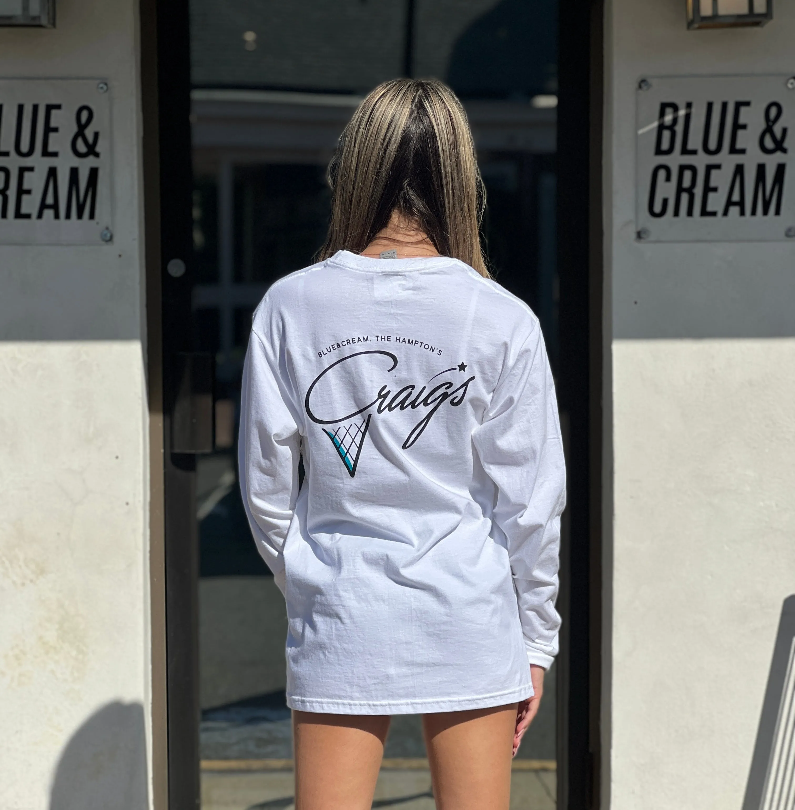 Craig's Ice Cream Long Sleeve White sold by Blue & Cream product image thumbnail 2