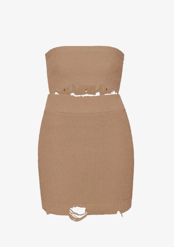 Lola Dress Natural sold by Blue & Cream