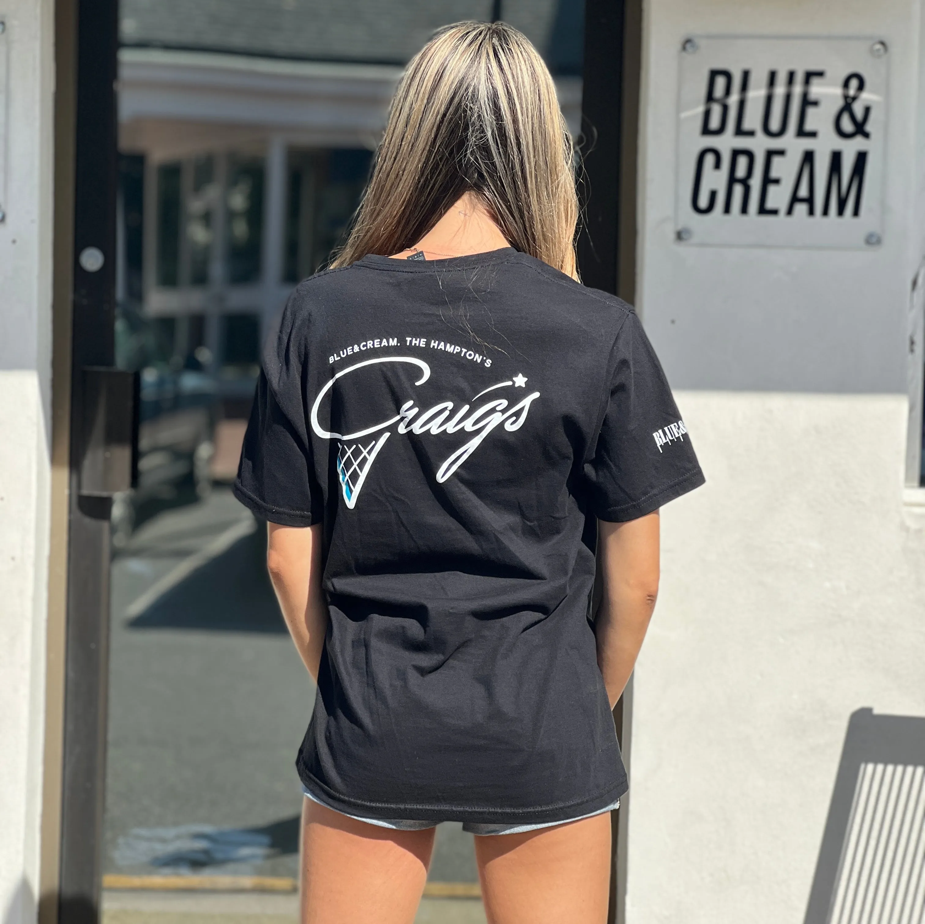 Craig's Ice Cream Tee Black sold by Blue & Cream product image thumbnail 2