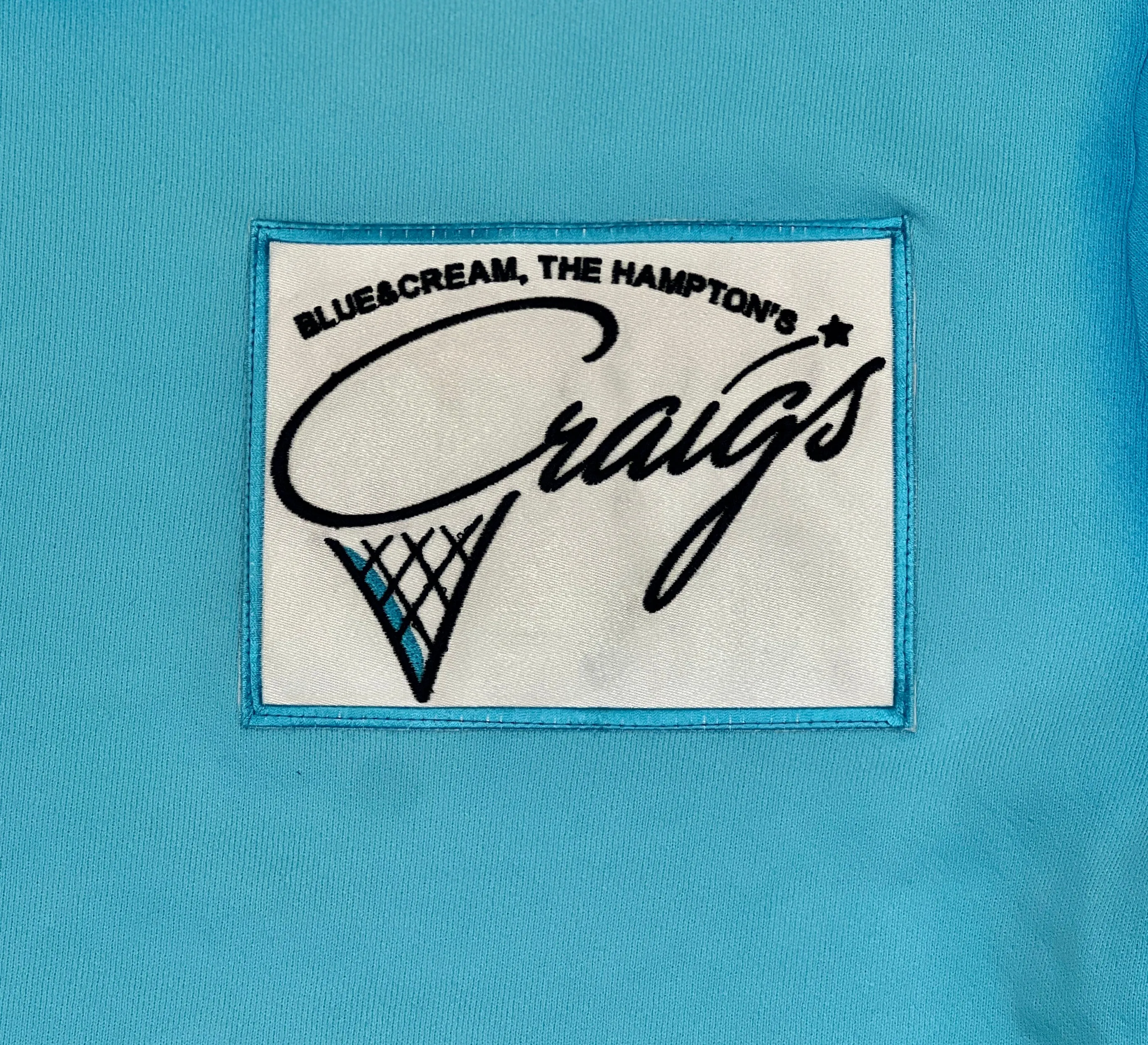 Craig's Ice Cream Crew Sweatshirt Turquoise sold by Blue & Cream product image thumbnail 2