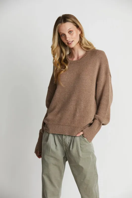 Anabelle Boyfriend Sweater Farro made by NSF