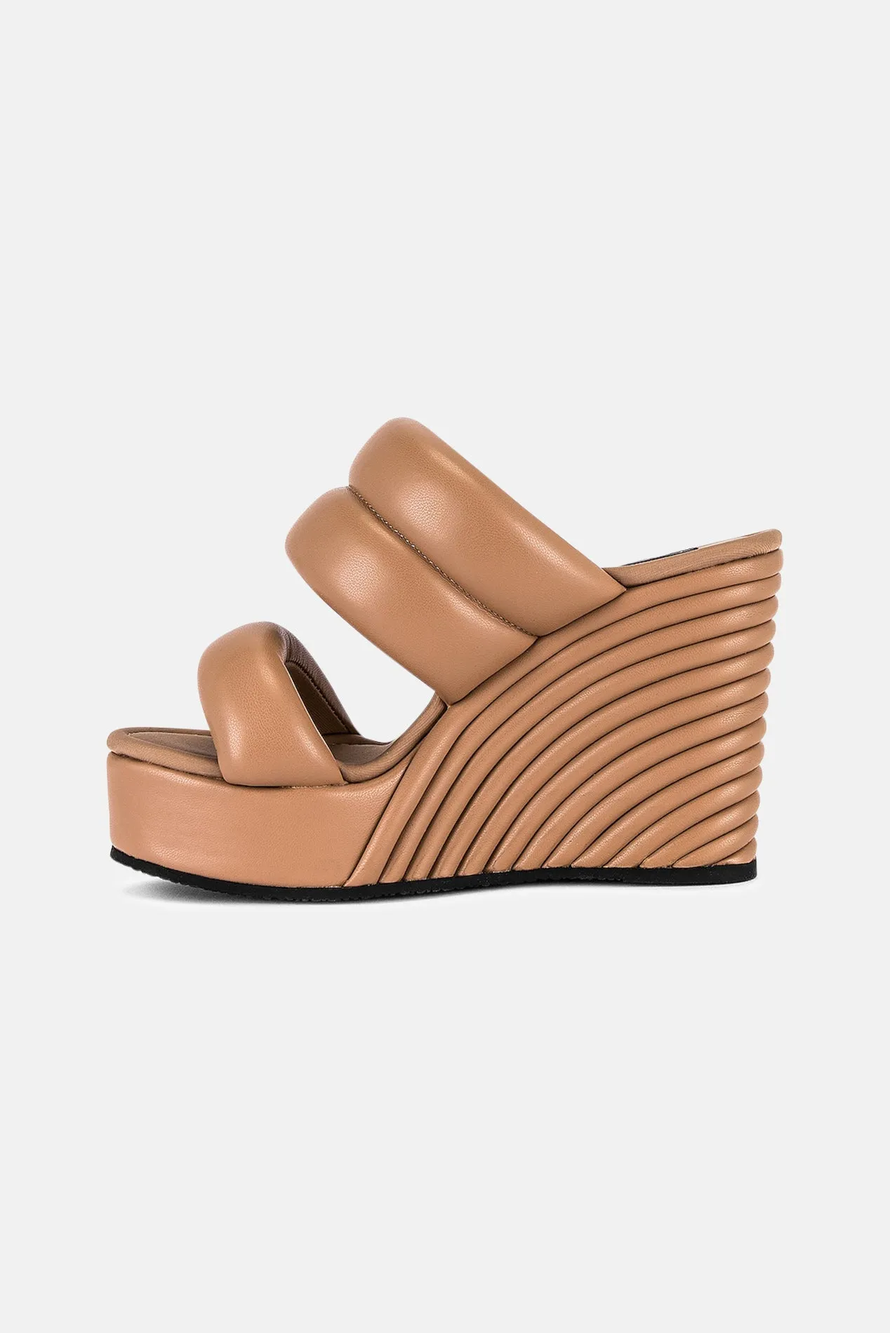 Strata Wedge Sandals Nude sold by Blue & Cream
