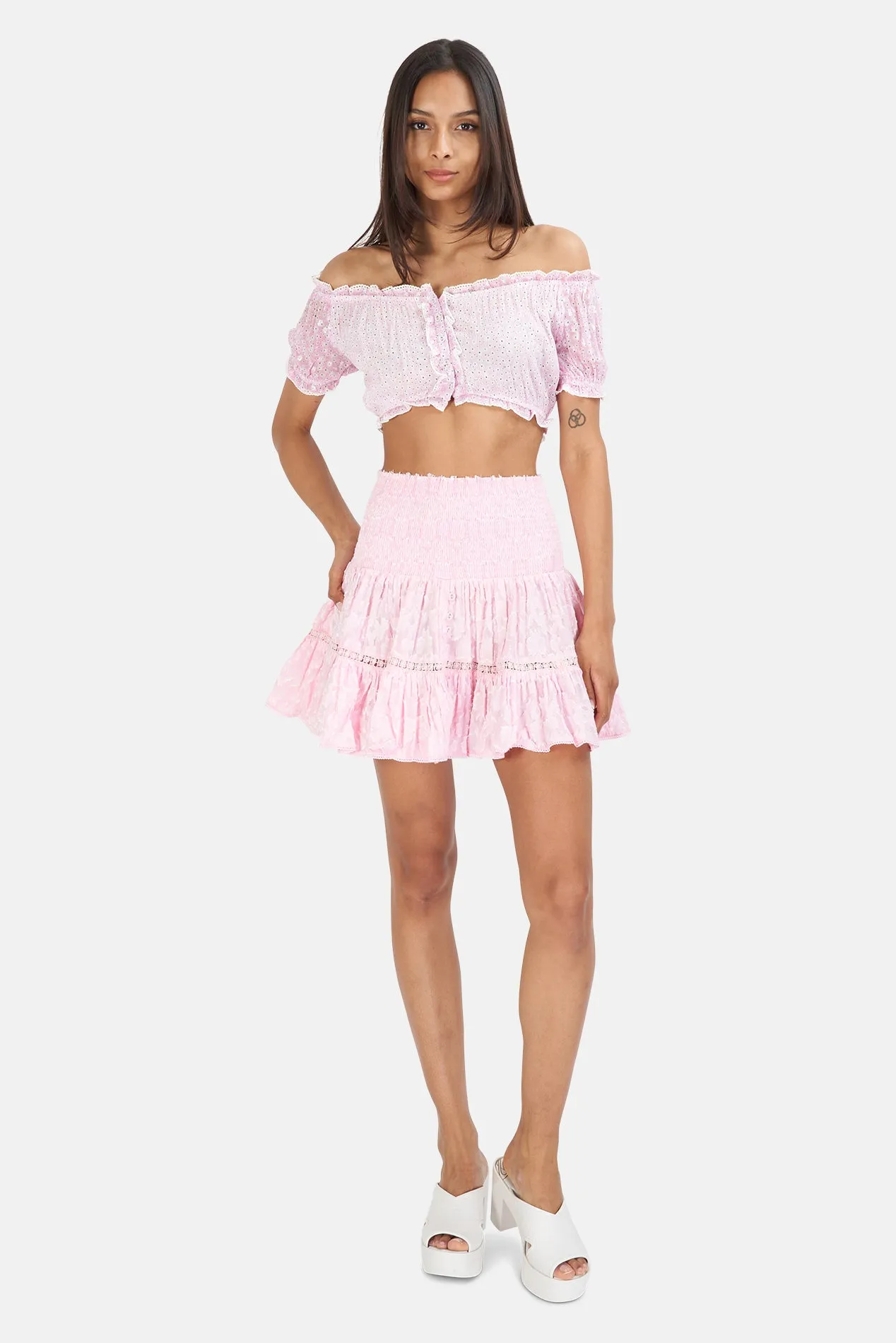 Cloe Flowers Top Pink sold by Blue & Cream product image thumbnail 5