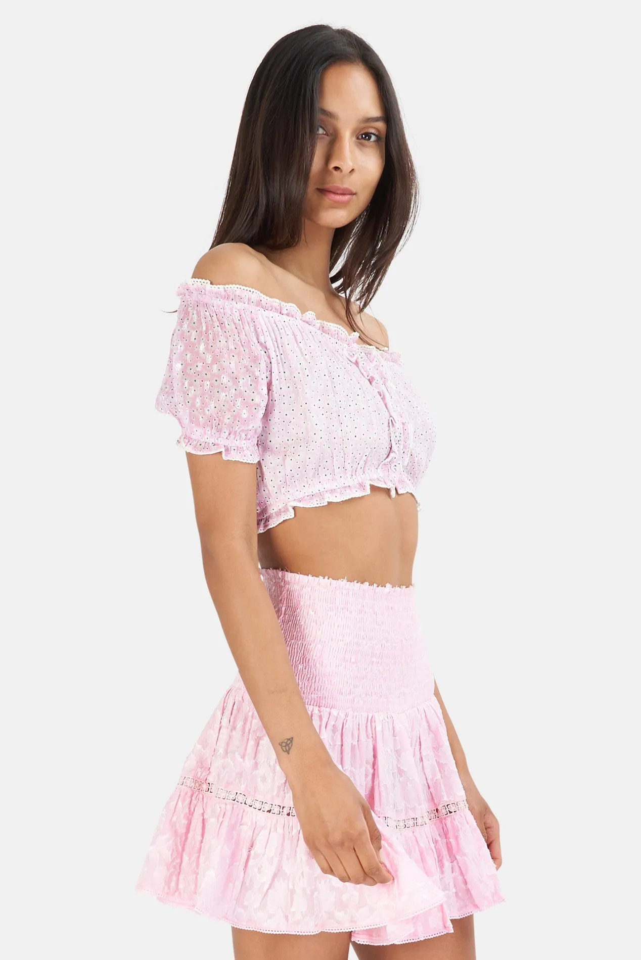 Cloe Flowers Top Pink sold by Blue & Cream product image thumbnail 2