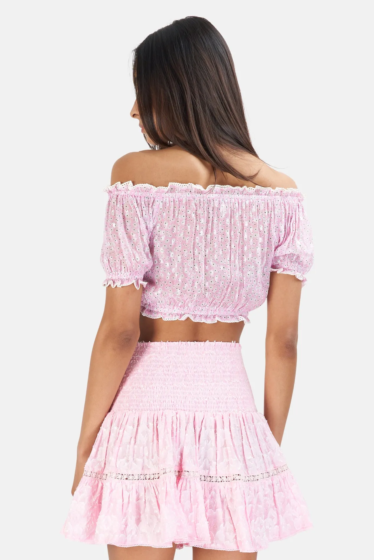 Cloe Flowers Top Pink sold by Blue & Cream product image thumbnail 3