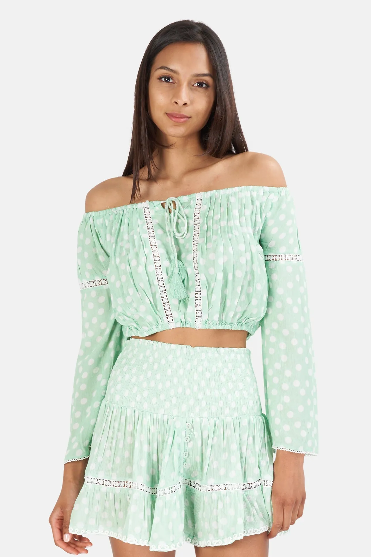 Bandol Dot Top Almond sold by Blue & Cream