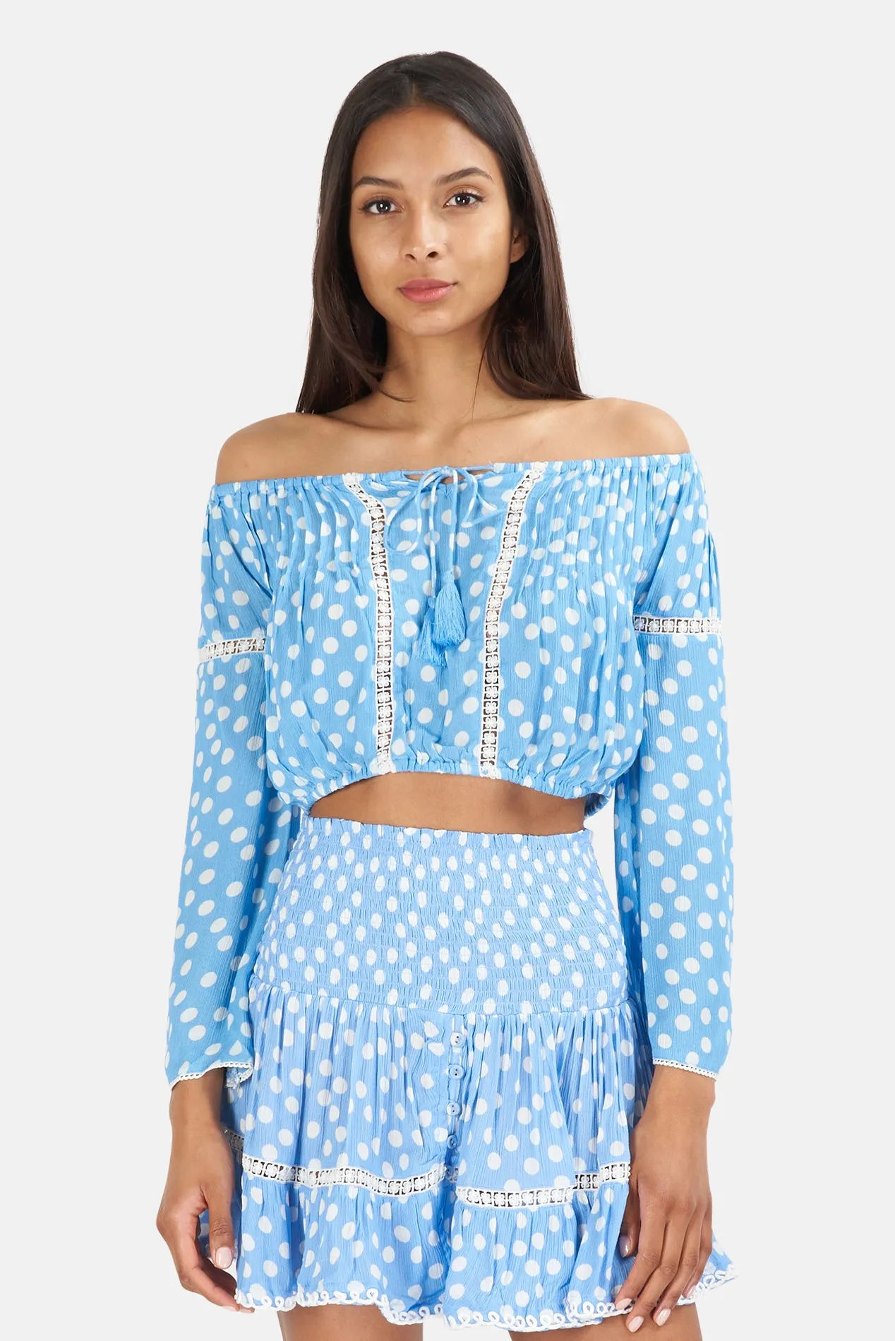 Bandol Dot Top Blue sold by Blue & Cream