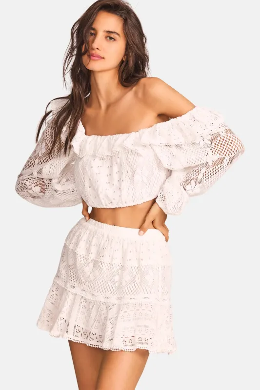 Diamond Skirt True White sold by Blue & Cream