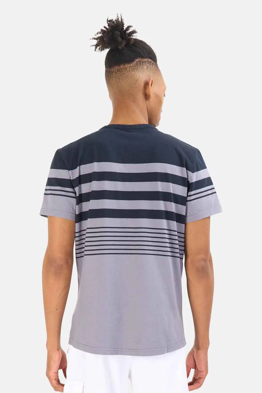 Jersey Stripe Tee Grey sold by Blue & Cream product image thumbnail 2