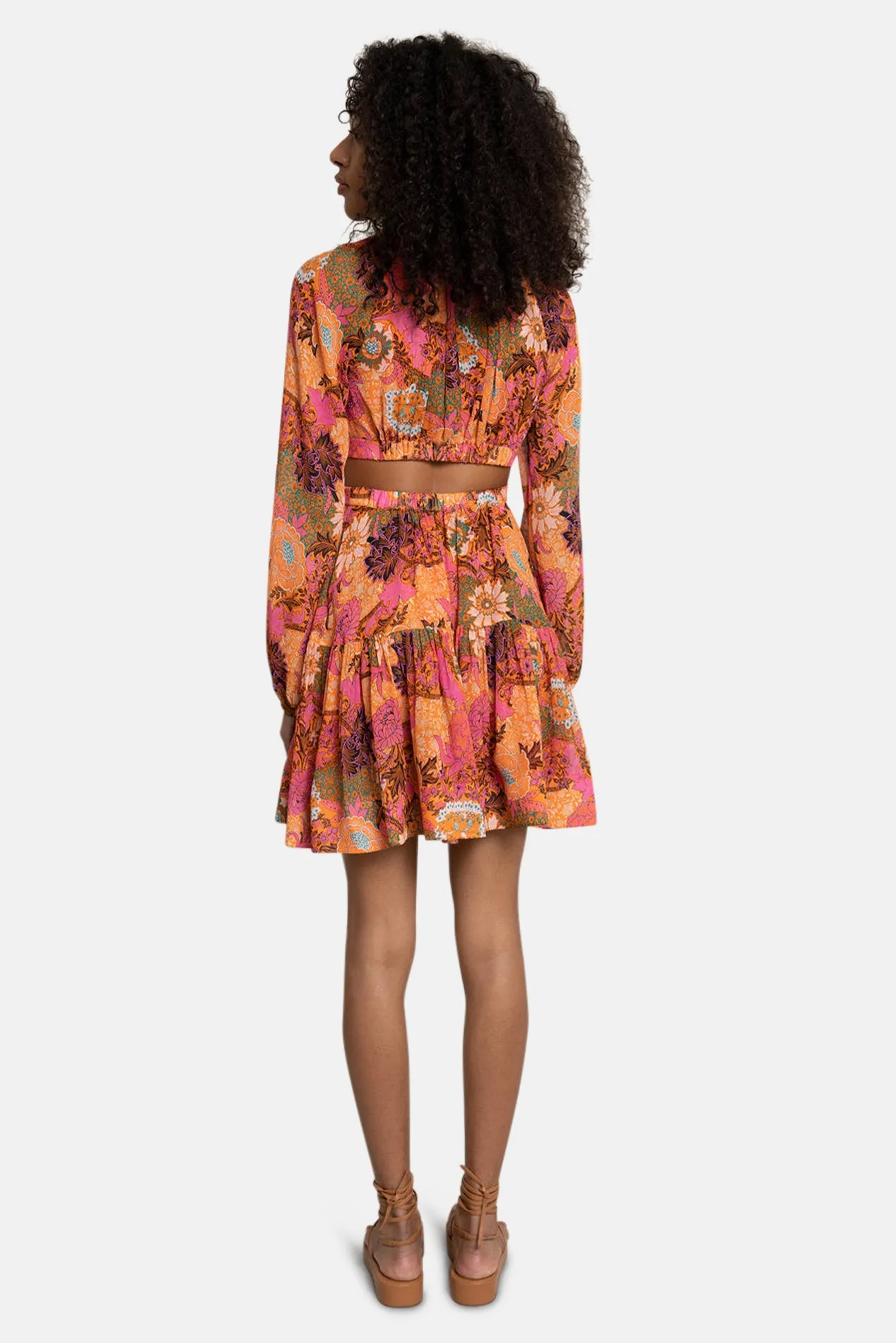 Izzy Dress Pink/Orange Multi sold by Blue & Cream product image thumbnail 3