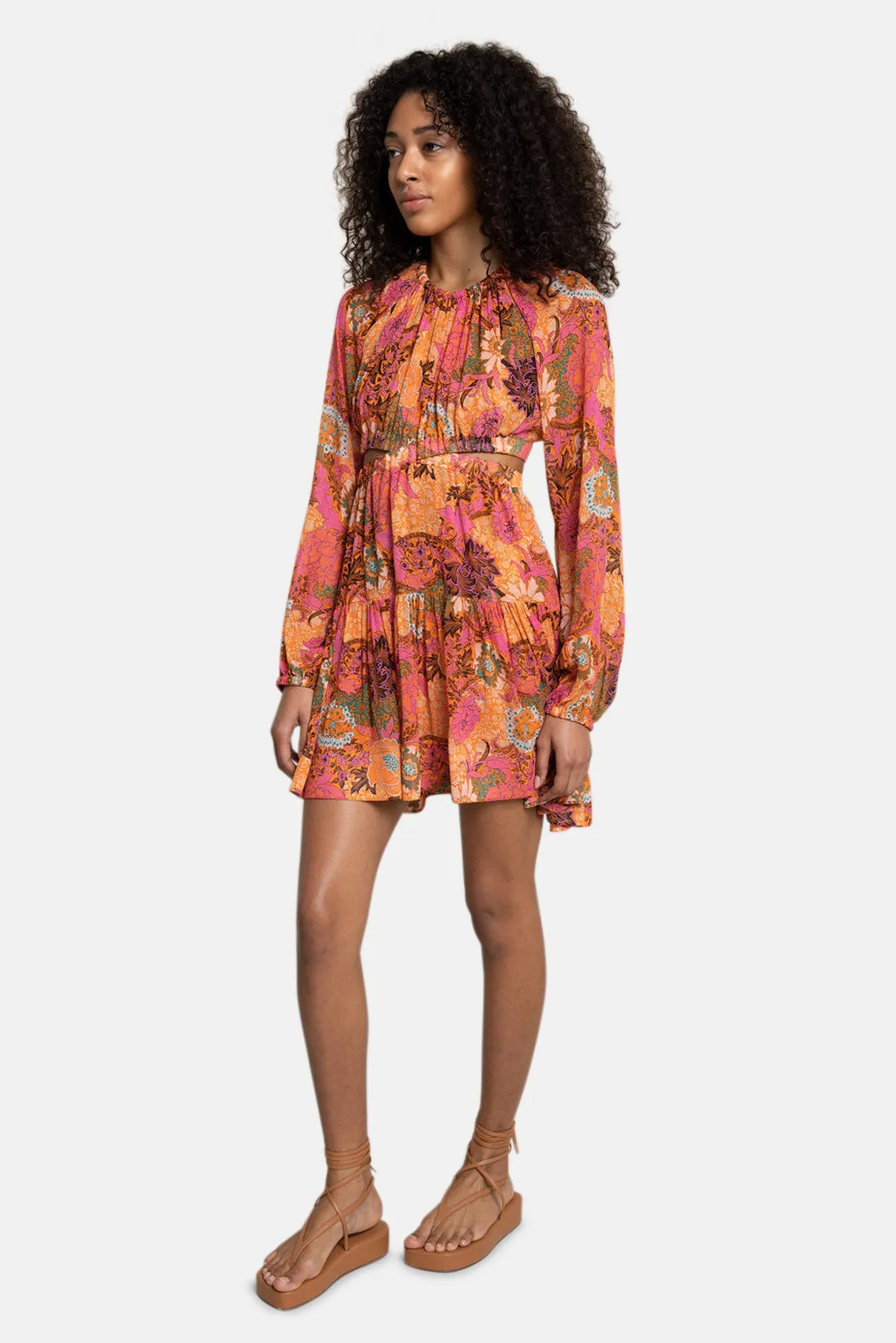 Izzy Dress Pink/Orange Multi sold by Blue & Cream product image thumbnail 2