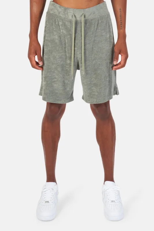 Pool Terry Short Khaki sold by Blue & Cream