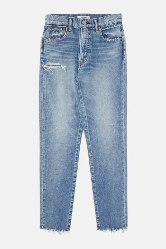 Moussy Hammond Skinny Hi Denim Light Blue sold by Blue & Cream