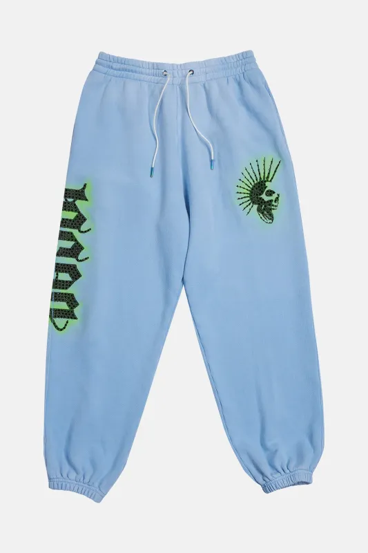 Peace in Death Sweatpant Columbia Blue sold by Blue & Cream