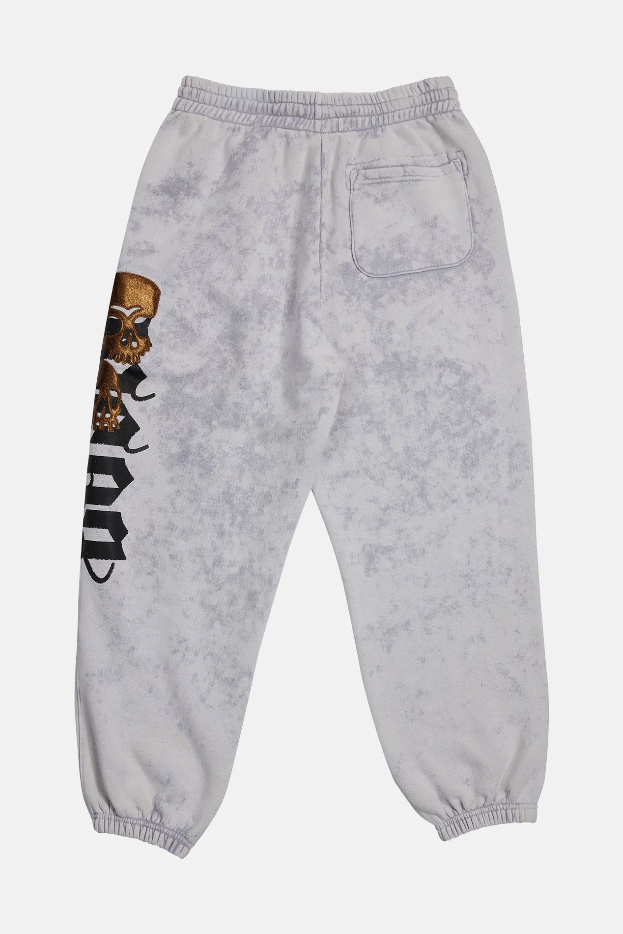 Leather Applique Sweatpant Grey sold by Blue & Cream product image thumbnail 2