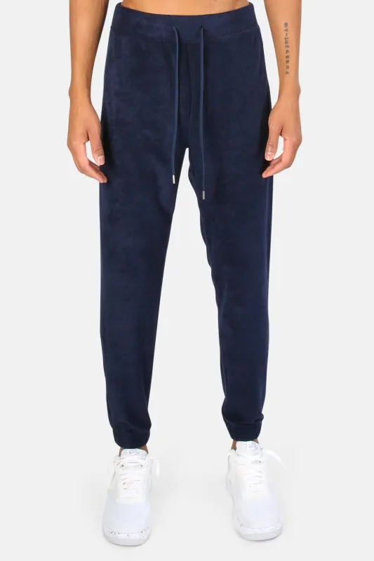 Poolside Terry Jogger Navy sold by Blue & Cream