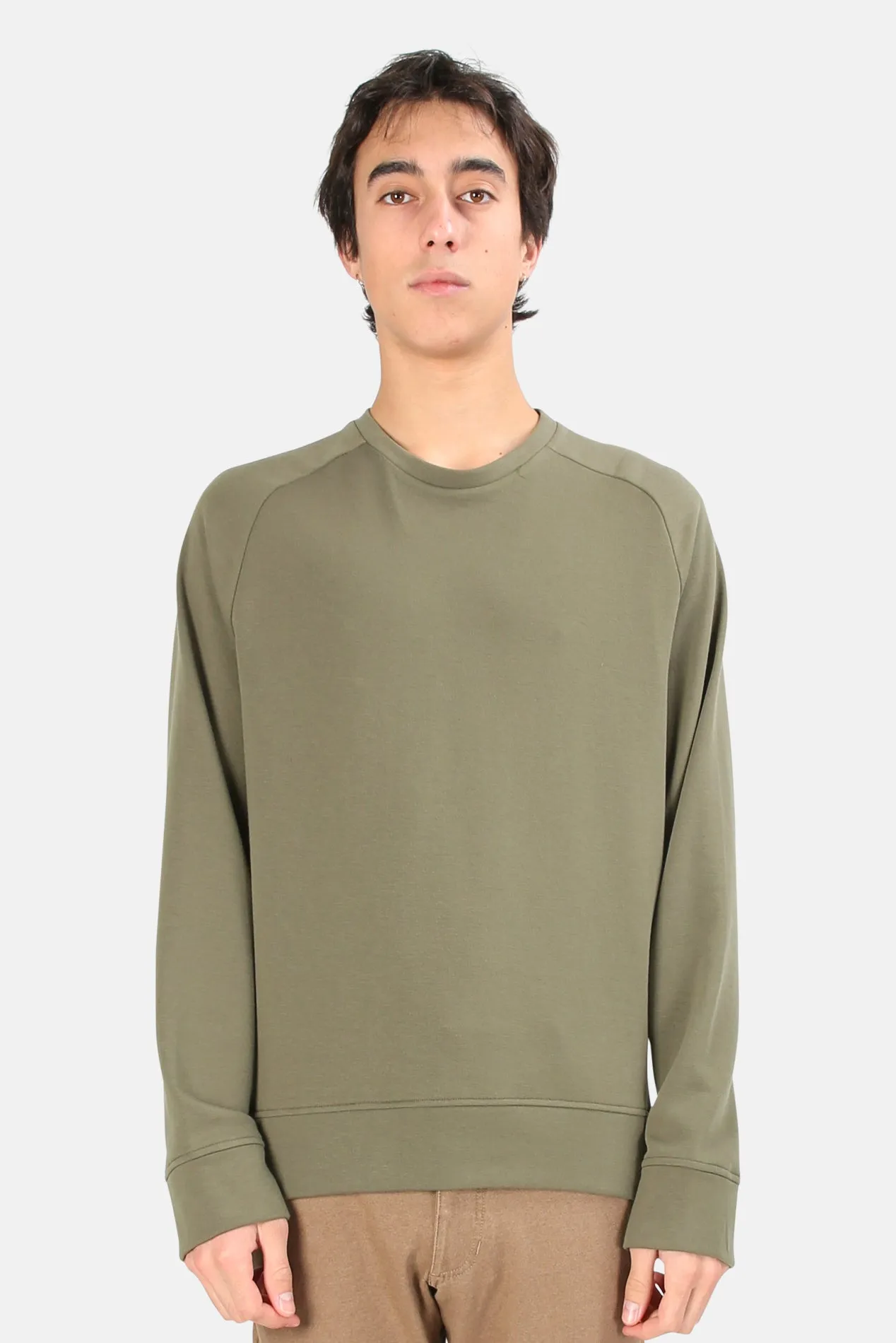 Mason Crewneck Army sold by Blue & Cream