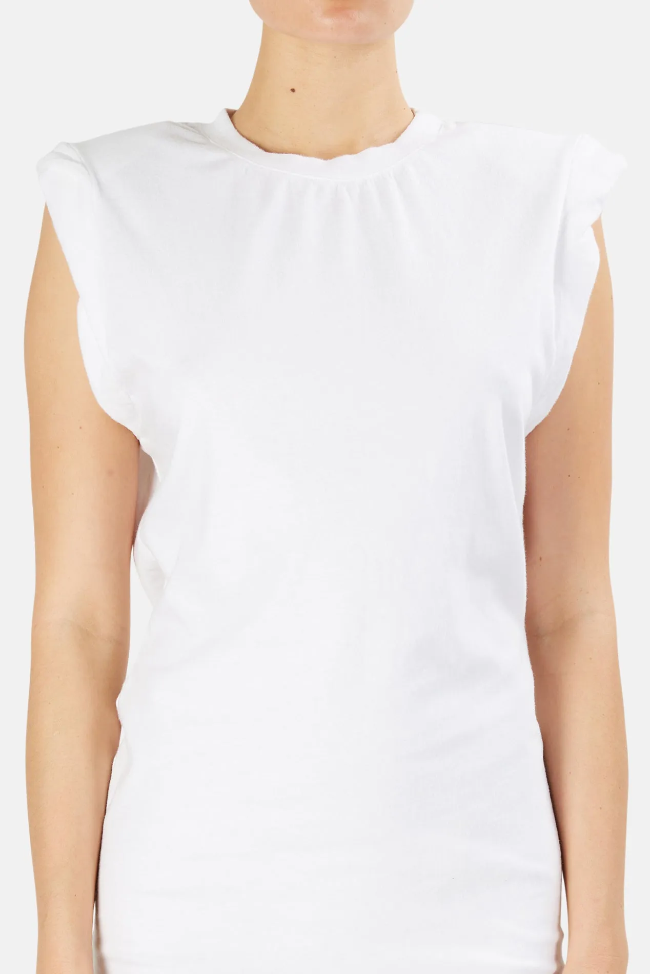 Substance Padded Muscle Dress White sold by Blue & Cream product image thumbnail 4