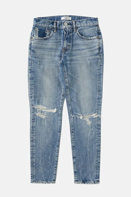 Billings Skinny Jean Blue made by Moussy