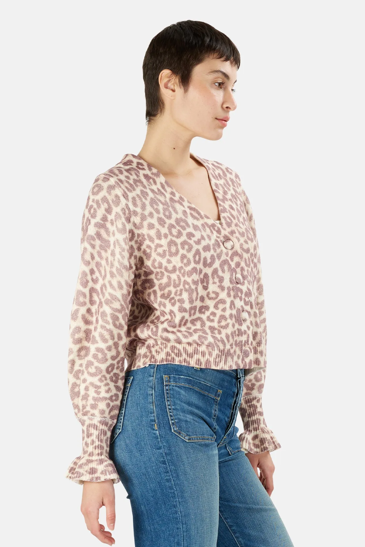 Boscom Cardigan Taupe Skies sold by Blue & Cream product image thumbnail 2