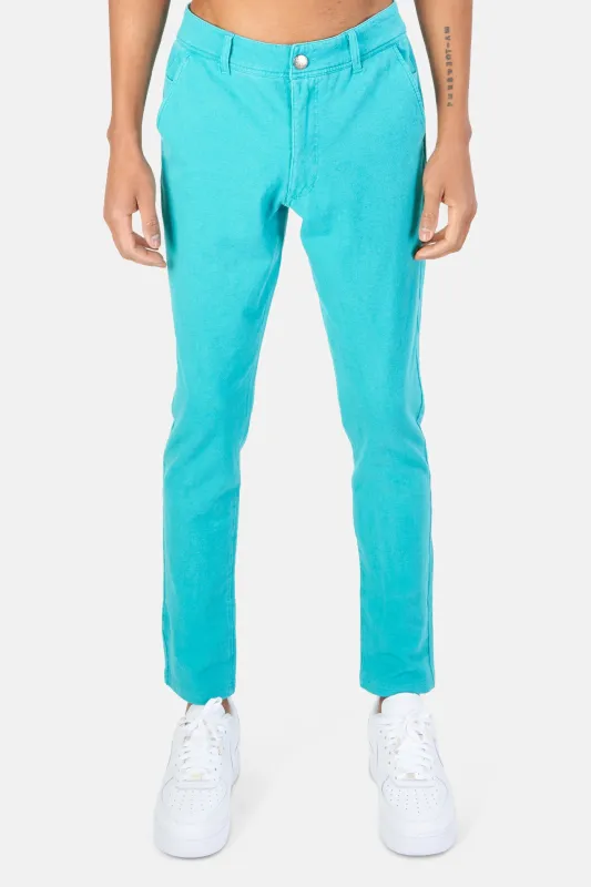Everyday Pant Turquoise sold by Blue & Cream