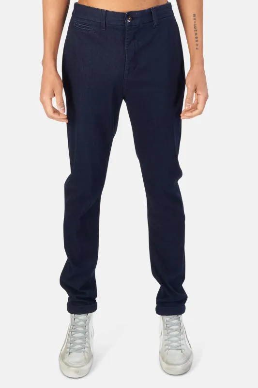 Axe Chino Pants Denit Navy sold by Blue & Cream