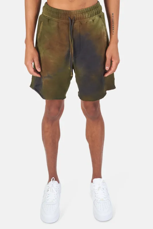 Bronx Zip Shorts Moss Haze sold by Blue & Cream