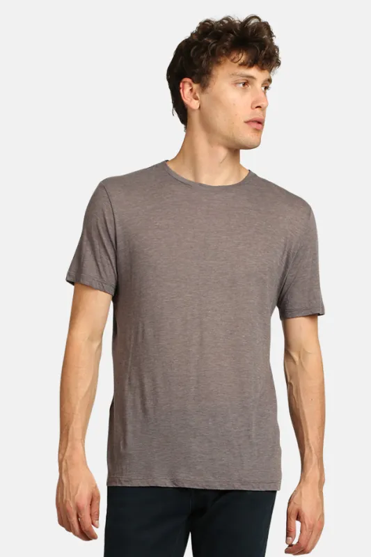 66 Short Sleeve Tee Mauve Charcoal sold by Blue & Cream