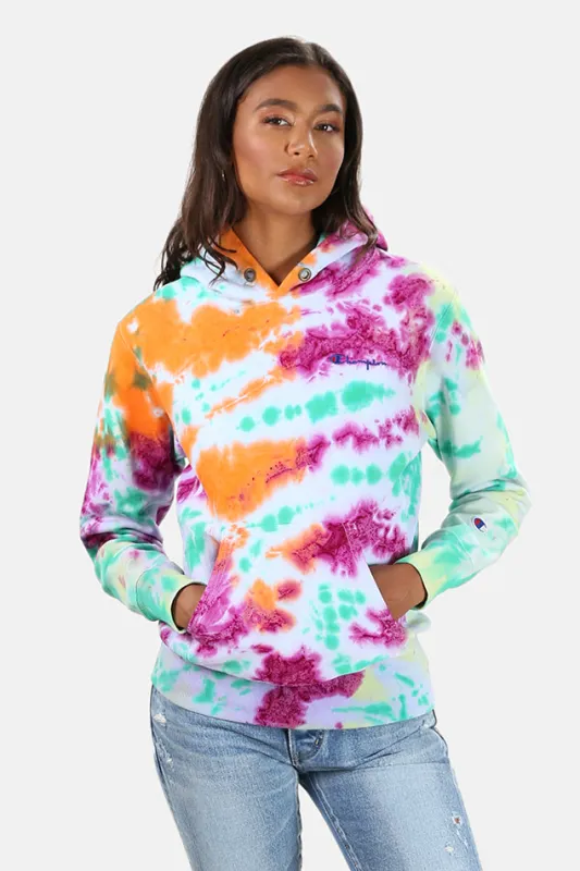 Tie Dye Champion x Blue&Cream Tie Dye Hoodie made by Champion