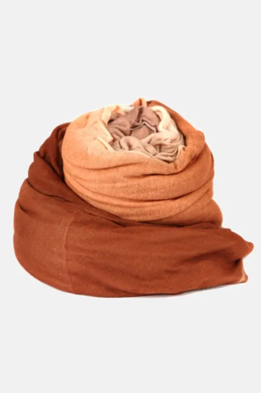 Mafry Modal Scarf Orange/Tan sold by Blue & Cream