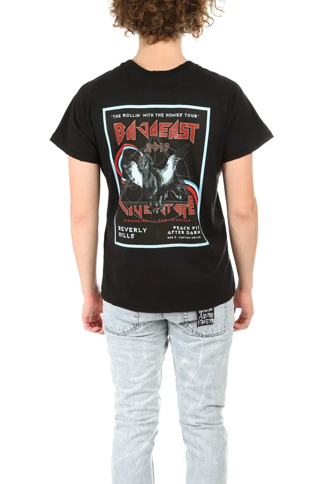 Black Baja East Tour Raglan Pocket Tee sold by Blue & Cream product image thumbnail 3