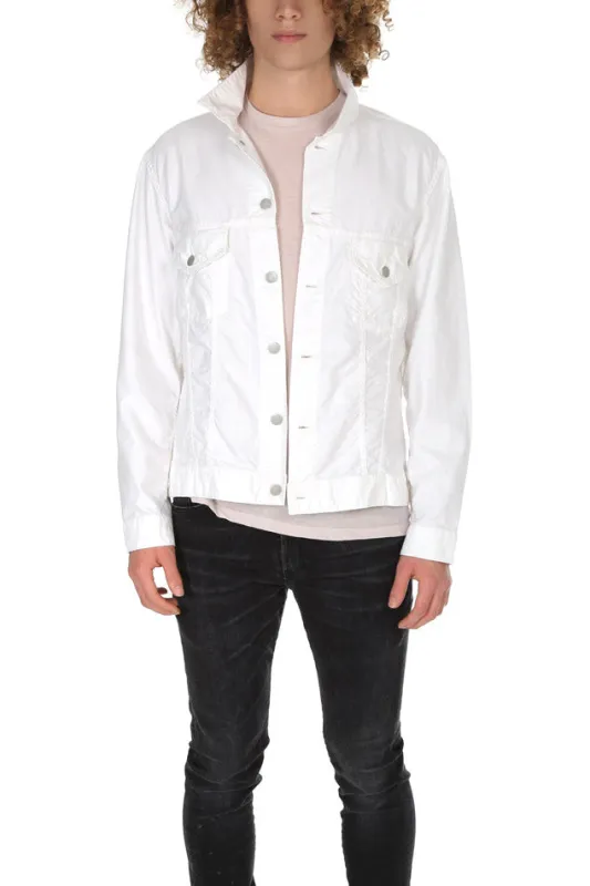 White Onestroke OX Chambray G-Jack Trucker sold by Blue & Cream