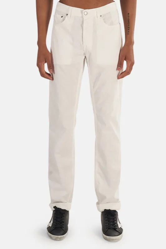 White Massimo Alba Alunga Pant sold by Blue & Cream