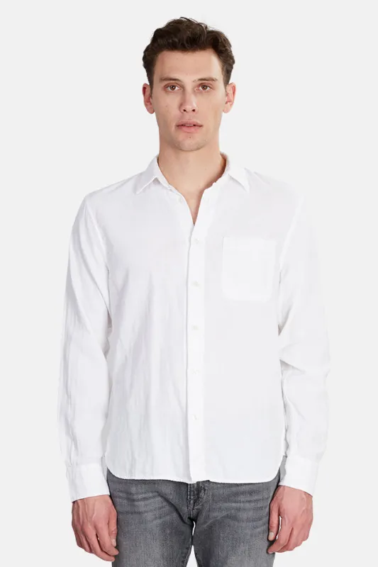 The Ripper Organic Cotton Shirt White sold by Blue & Cream