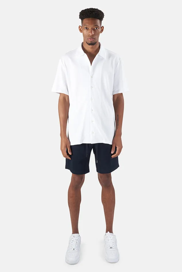 Short Sleeve Pique Shirt White sold by Blue & Cream product image thumbnail 5