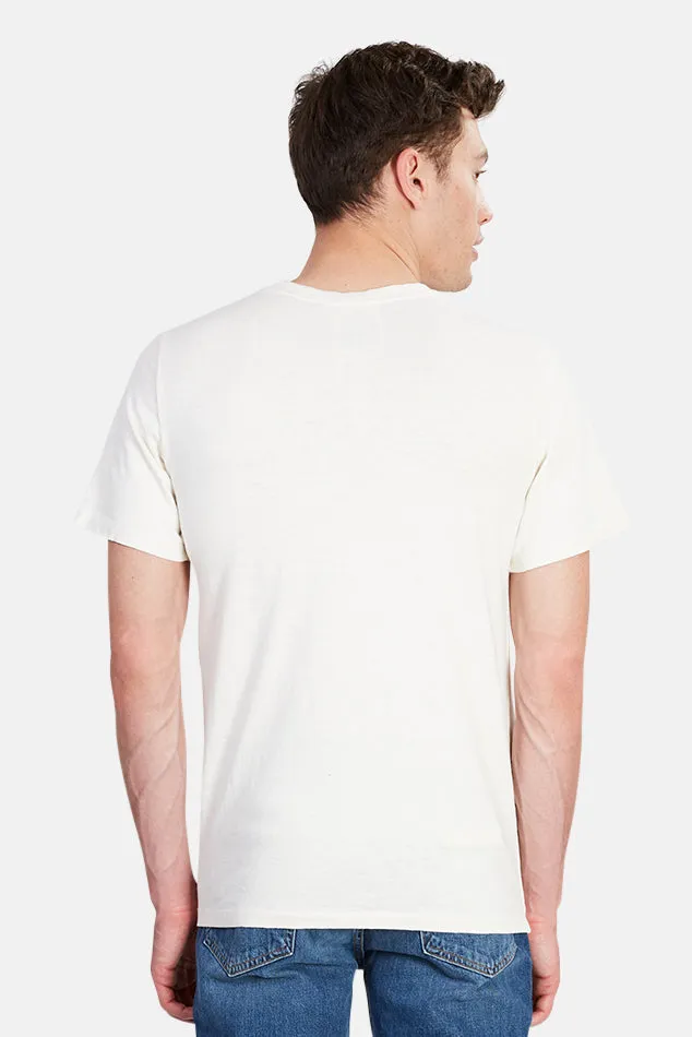 Washed White Jungmaven Baja Pocket Tee sold by Blue & Cream product image thumbnail 3