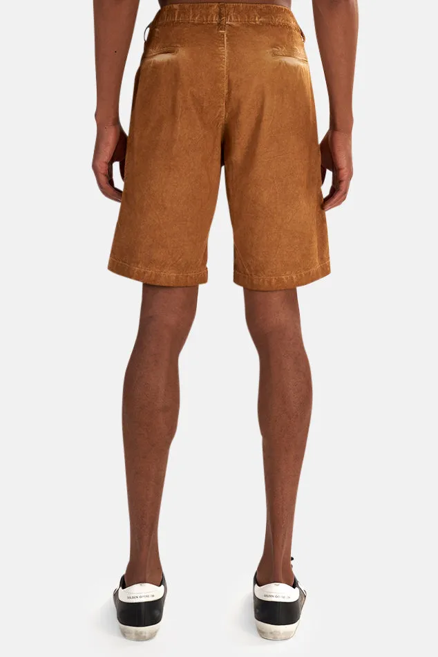Tobacco Massimo Alba Velvet Bermuda Short sold by Blue & Cream product image thumbnail 3