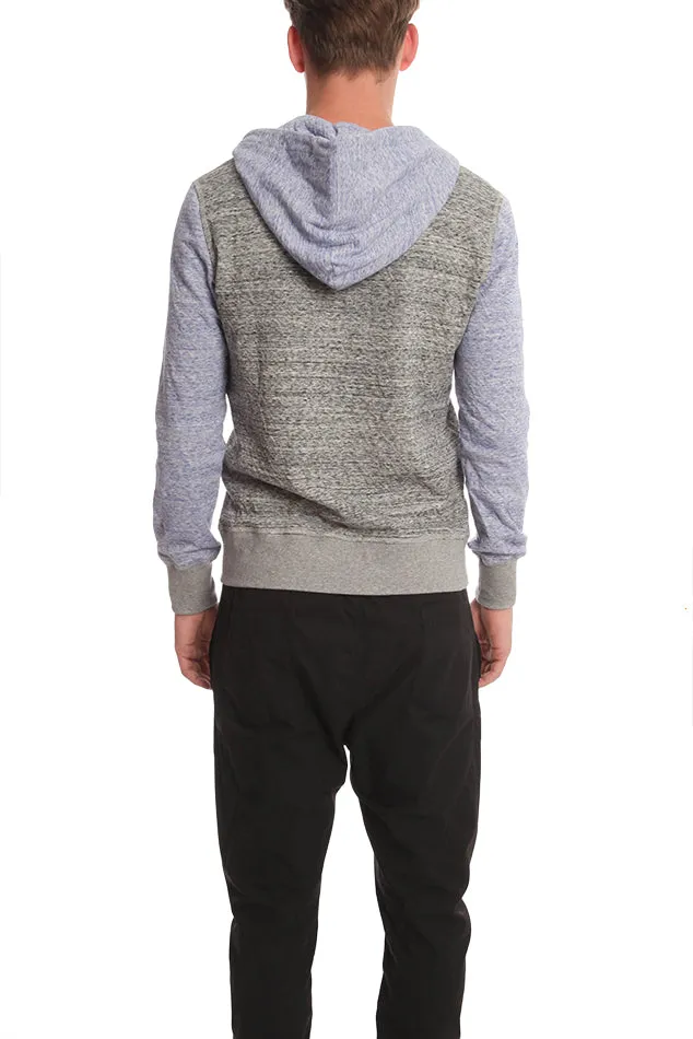 1/4 Zip Hoodie Tiger Grey/Lavender sold by Blue & Cream product image thumbnail 3